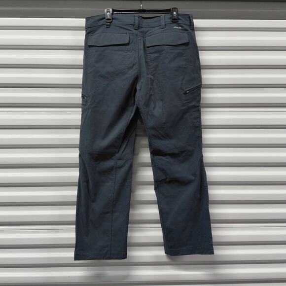 Eddie Bauer Mens Cargo Work Pants Size 38x30 Gray Storm Guide Pro Outdoor Hiking - Picture 2 of 8